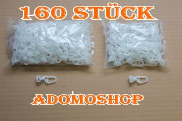 Lkw Gardinengleiter Gardinenhaken für DAF XF 105,106-Super Space Cab-160Stück 