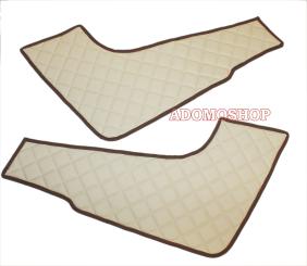 Türverkleidung für Volvo FH4, FH5 Kunstleder in beige-matt, umr. braun 