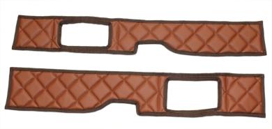Sitzsockelverkleidung aus Kunstleder für DAF XF 106, Grammer-Sitze/Sockel , braun-matt, Umr. braun 