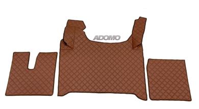 Kunstlederfußmatten für Man TGX ab 2020 NEW braun-matt 