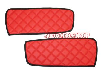 Türverkleidung für DAF XF 106, Kunstleder in rot umr. schwarz, matt 