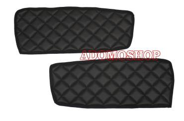 Türverkleidung für DAF XF 106, Kunstleder in schwarz umr. schwarz, matt 