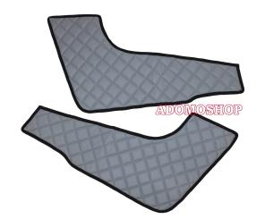 Türverkleidung für Volvo FH4, FH5 Kunstleder in grau-.schwrz umr. matt 