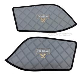 Türverkleidung für MAN TGX , TGS ab 2020, Kunstleder in grau-matt, old skool 