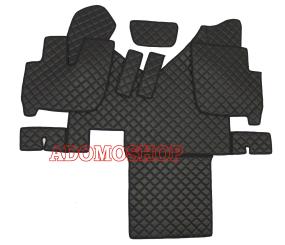 Kunstlederfußmatten für Iveco Stralis Hi-Way schwarz 