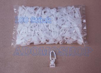 Lkw Gardinengleiter Gardinenhaken für Iveco S-Way, Hi-Way, Stralis, 100 Stück 