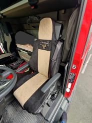 Sitzbezüge für neuen MAN TGX TGS ab 2020 1 Gurt, schwarz-beige, Old Skool 