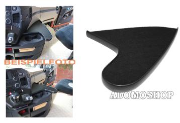 Kaffeemaschinenhalter für Actros MP5 und  Mp4 schmales Fahrerhaus, schwarz-schwarz 