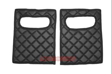 Kühlschranktürverkleidung aus Kunstleder für MP5 MP4 ACTROS L ab 2024 schwarz umr. schwarz-matt 