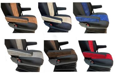 Armlehnen Bezüge 2 Stück  für Man Tgx tgs tgl tgm tga ab 2007 und ab 2020 