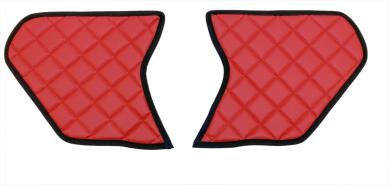 Türverkleidung für Scania S und R New Generation ab 2017, Kunstleder in rot-schwarz-matt 