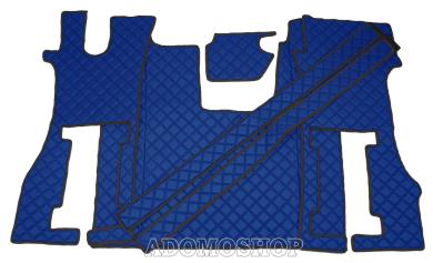 Kunstleder Fußmatten für SCANIA R ab 2017 Die neue R-Baureihe in Blau, drehbar 