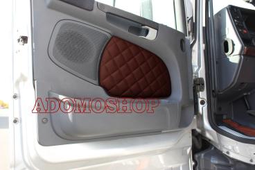 Türverkleidung für SCANIA R, G aus Kunstleder in braun 