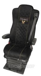 Sitzbezug NUR Fahrerseite für Actros L ab 2022 MP5 und MP4 schwarz 