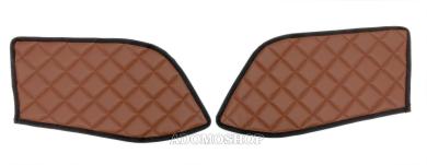 Türverkleidung für MAN TGX , TGS ab 2020, Kunstleder in braun-matt 