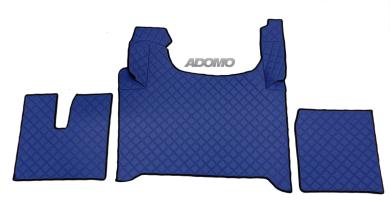 Kunstlederfußmatten für Man TGX ab 2020 NEW blau-matt 