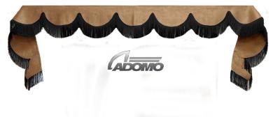 Frontscheibenborde in braun-schwarz für Man Scania Volvo Mercedes Iveco Daf Renault 