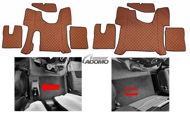 Kunstlederfußmatten Man TGS ab 2020 braun 