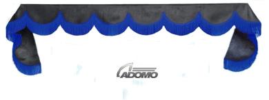 Frontscheibenborde in grau-blau für Man Scania Volvo Mercedes Iveco Daf Renault 