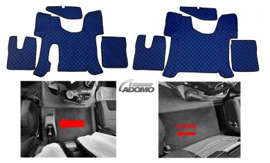 Kunstlederfußmatten Man TGS ab 2020 blau 