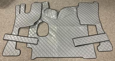 Kunstlederfussmatten für Volvo Fh 2009-2013 Manual grau 