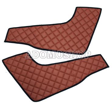 Türverkleidung für Volvo FH4, FH5 Kunstleder in braun, matt 