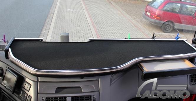 Lkw Tisch für DAF XF 106,Schublade, schwarz-nickel 