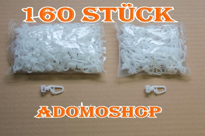 Lkw Gardinengleiter Gardinenhaken für DAF XF 105,106-Super Space Cab-160Stück 