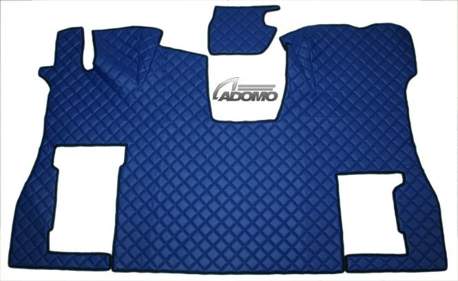 Kunstleder Fußmatten für SCANIA S ab 2017 Die neue S-Baureihe, klappbar in blau-matt 