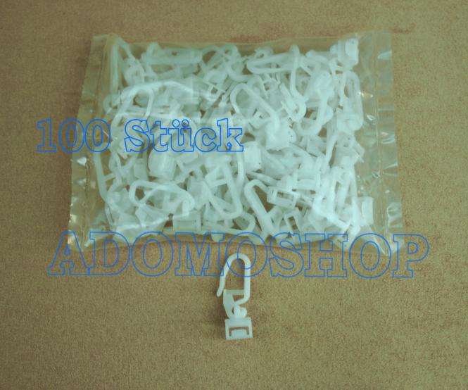 Lkw Gardinengleiter Gardinenhaken für DAF XG XG+ für Seitenfenster 100 Stück 