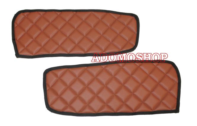 Türverkleidung für DAF XF 106, Kunstleder in braun umr. schwarz, matt 