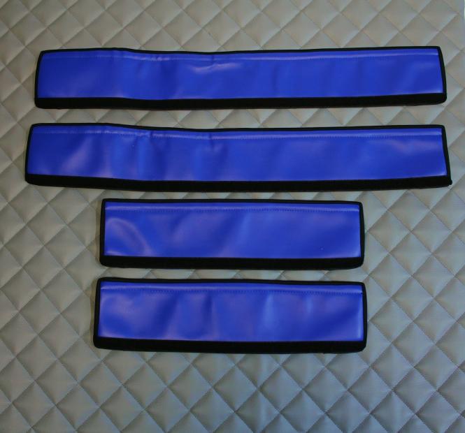 Verkleidung der Einstiegsgriffe aus Kunstleder Volvo FH4, FH5 blau 