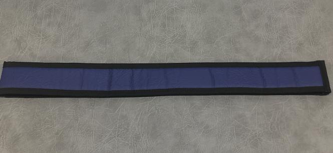 Fahrer Sockelverkleidung für den niedrigen Sitzockel -8cm. GLATT, blau 