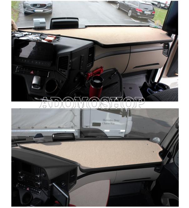 Ablagetisch für Mercedes Actros MP5 und Mp4 XXL NEU in beige-schwarz 