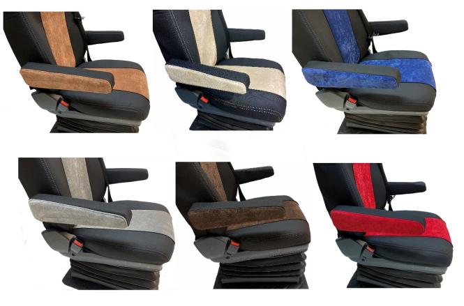 Armlehnen Bezüge 2 Stück  für Man Tgx tgs tgl tgm tga ab 2007 und ab 2020 beige 