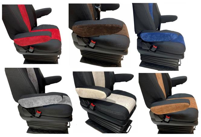 Armlehnen Bezüge 2 Stück  für Actros MP5 und MP4 beige