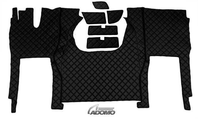 Kunstlederfußmatten für Iveco S-Way ab 2025 schwarz - matt  