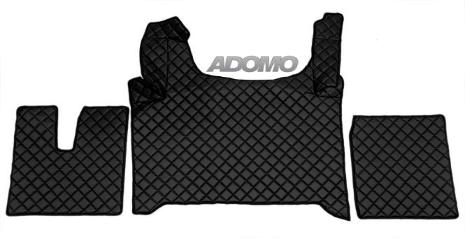 Kunstlederfußmatten für Man TGX ab 2020 NEW schwarz-matt 