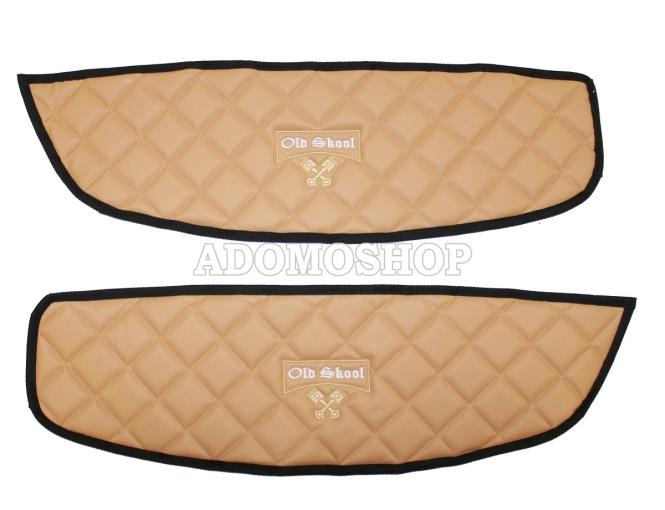 Türverkleidung für MAN TGX, TGS,TGL, Kunstleder in cappucino-matt, Old Skool 