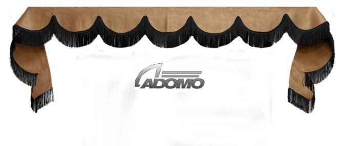 Frontscheibenborde in braun-schwarz für Man Scania Volvo Mercedes Iveco Daf Renault 