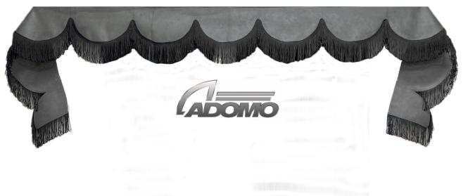 Frontscheibenborde in grau-schwarz für Man Scania Volvo Mercedes Iveco Daf Renault 