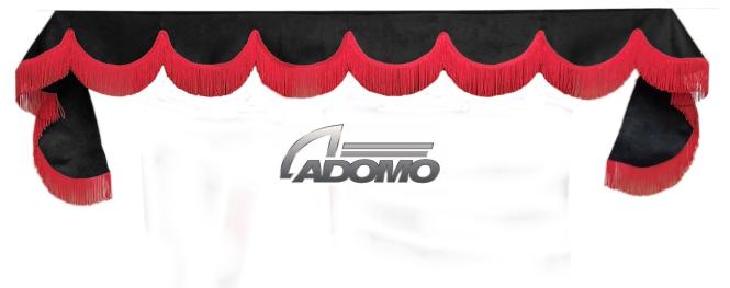 Frontscheibenborde in schwarz-rot für Man Scania Volvo Mercedes Iveco Daf Renault 