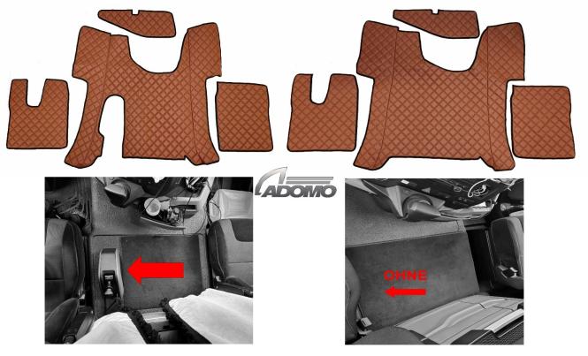 Kunstlederfußmatten Man TGS ab 2020 braun 