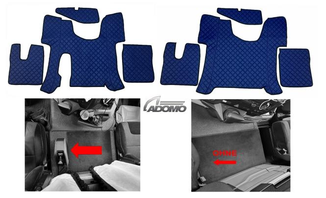 Kunstlederfußmatten Man TGS ab 2020 blau 