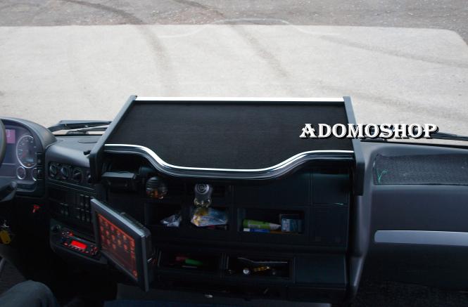 Lkw Mittelablage für MAN TGA, breites Fahrerhaus schwarz 