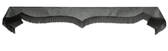 Frontscheibenborde in grau-schwarz für Man Scania Volvo Mercedes Iveco Daf Renault 