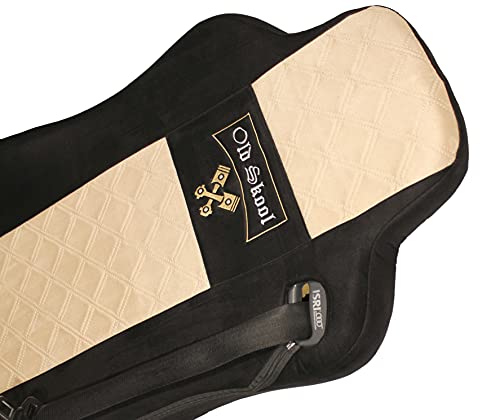 Sitzbezüge für MAN TGX TGA TGL TGM TGS schwarz-beige 1 Gurt Old Skool 