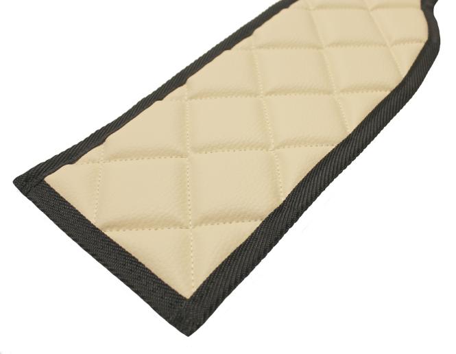 Sitzsockelverkleidung aus Kunstleder für DAF XF 106, Grammer-Sitze/Sockel , beige-matt 