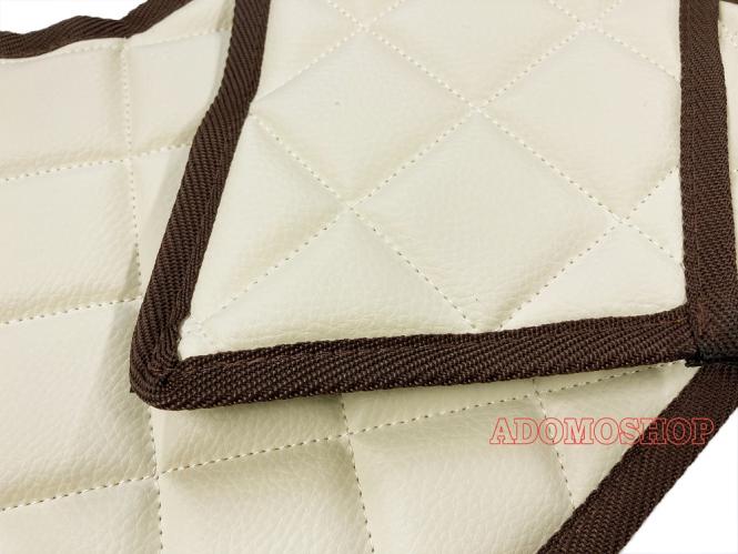 Türverkleidung für Volvo FH4, FH5 Kunstleder in beige-matt, umr. braun 