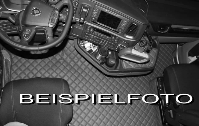 Kunstleder Fußmatten für SCANIA S ab 2017 Die neue S-Baureihe in Blau-matt, drehbar 